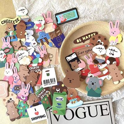 Offset Printing 0.2mm Thickness Cartoon Sticker Sheet For Business Buyers