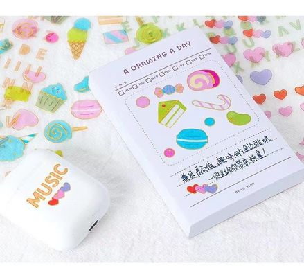 0.2mm Cartoon Sticker Sheet For Diy Decoration And Crafting