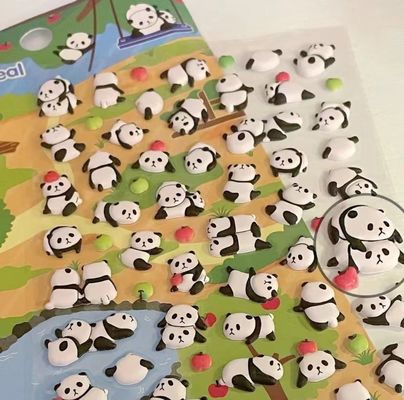 Cartoon 3d Stickers Customized Environmentally Friendly Materials Repeatedly Pasted