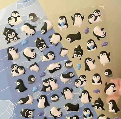 Cartoon 3d Stickers Customized Environmentally Friendly Materials Repeatedly Pasted