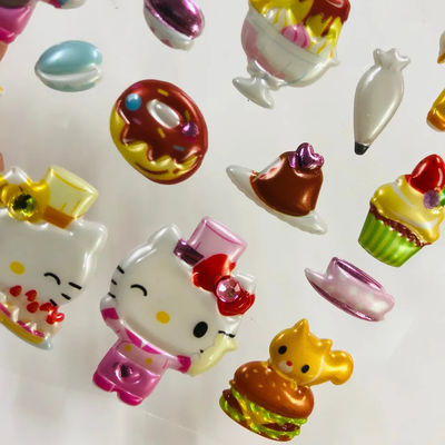 Custom 3d Kawaii Cute Foam Cartoon Puffy Filled Sticker Sanrio For Kids