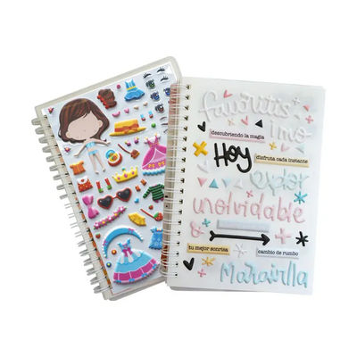 Decorative Kids Cute Pvc Vinyl Cartoon 3d Eva Foam Puffy Stickers For Scrapbooking