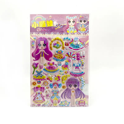 Children'S Reusable Stickers Book Kawaii Stationery Stickers