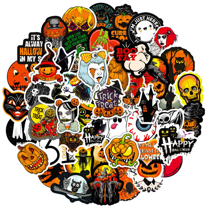 New Retro Festive Stickers Heat Resistant Custom Graffiti Stickers
