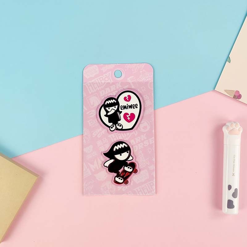 Hot Melt Adhesive Cartoon Animated Stickers Water Gel Kawaii Puffy Stickers
