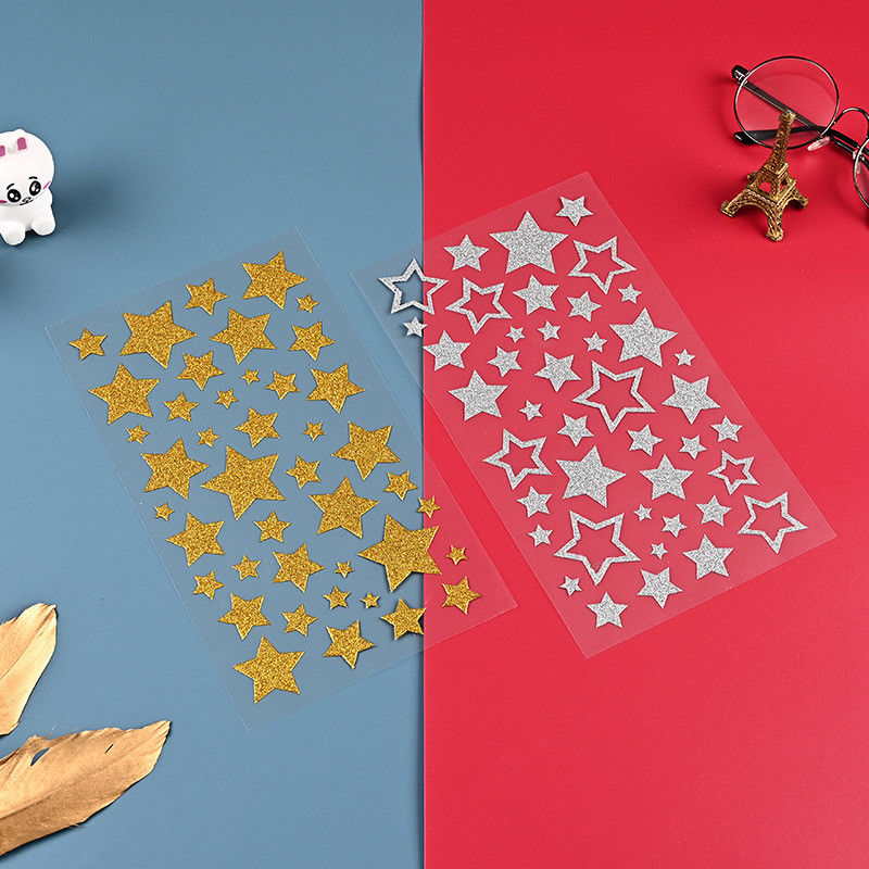 Brand Promotion Glitter Vinyl Stickers Water Gel 3D Hologram Stickers