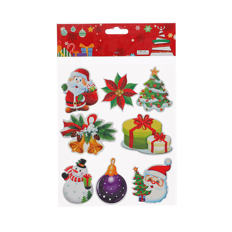 Transparent Festive Stickers Christmas Envelope Stickers For Xmas Party Supplies