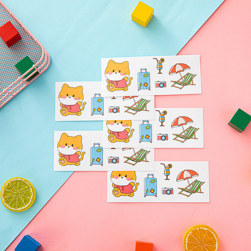 Oil Glue Cartoon Character Stickers 128gram Personalised Reward Stickers